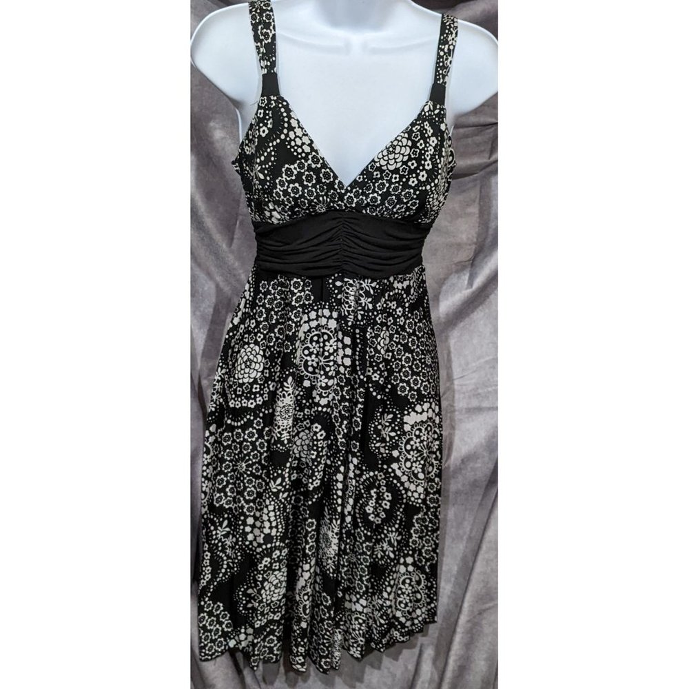 Speechless Floral Black And White Sundress Medium